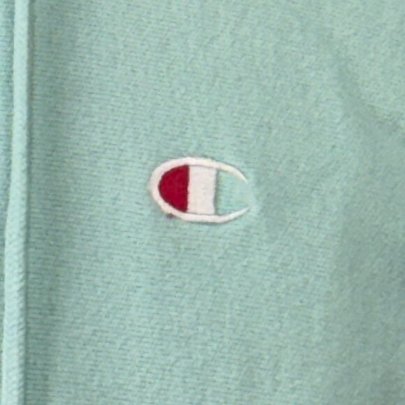 Champion Reverse Weave Pullover Hoodie Mint Green Small Cotton/Polyester - Picture 9 of 12